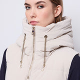 Gilet trapuntato con cappuccio 521BD35008 2212 GAUDI' 