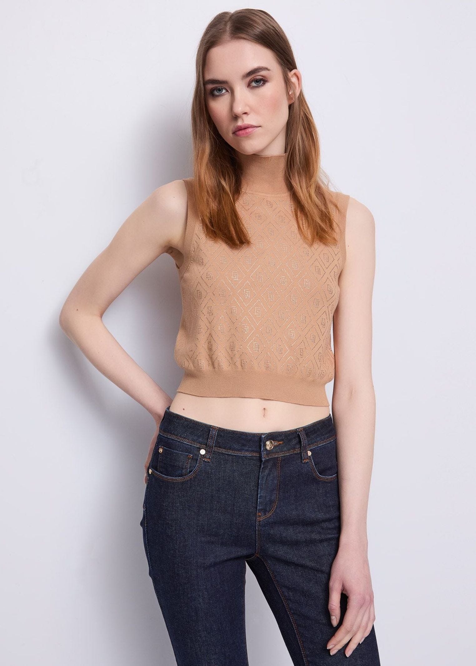 Top con logo - Gaudi 521BD53004 2369 GAUDI' 