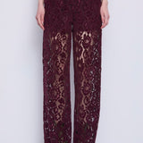Pantalone in pizzo floreale - Gaudi 521FD25004 2434 GAUDI' 