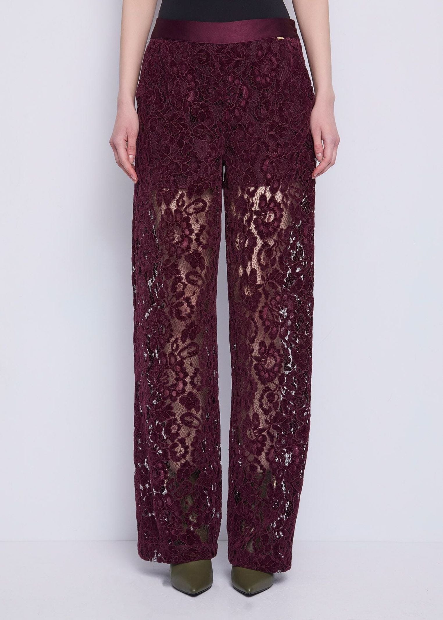 Pantalone in pizzo floreale - Gaudi 521FD25004 2434 GAUDI' 