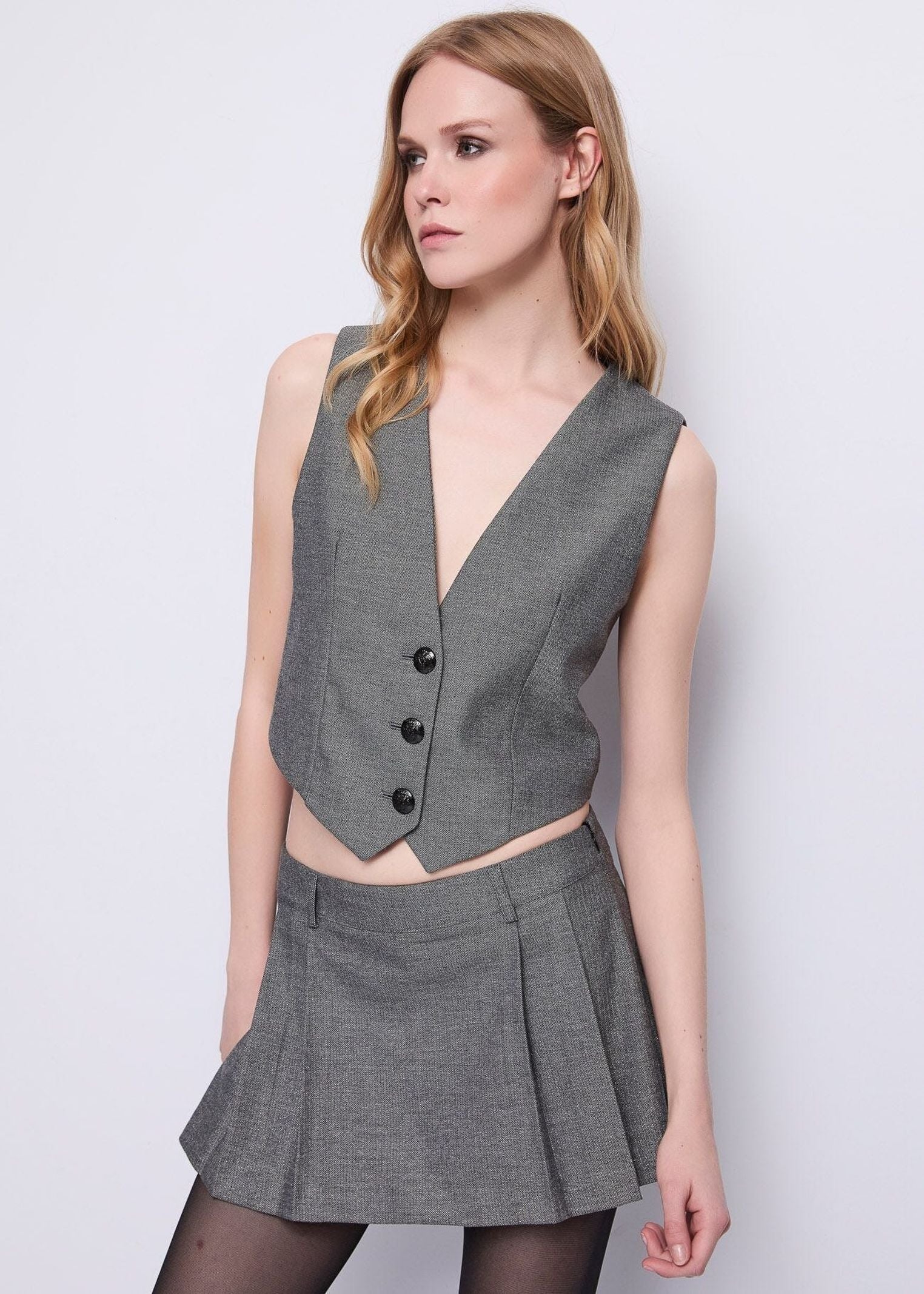 Gilet motivo chevron - Gaudi 521FD35017 521052-01 GAUDI' 