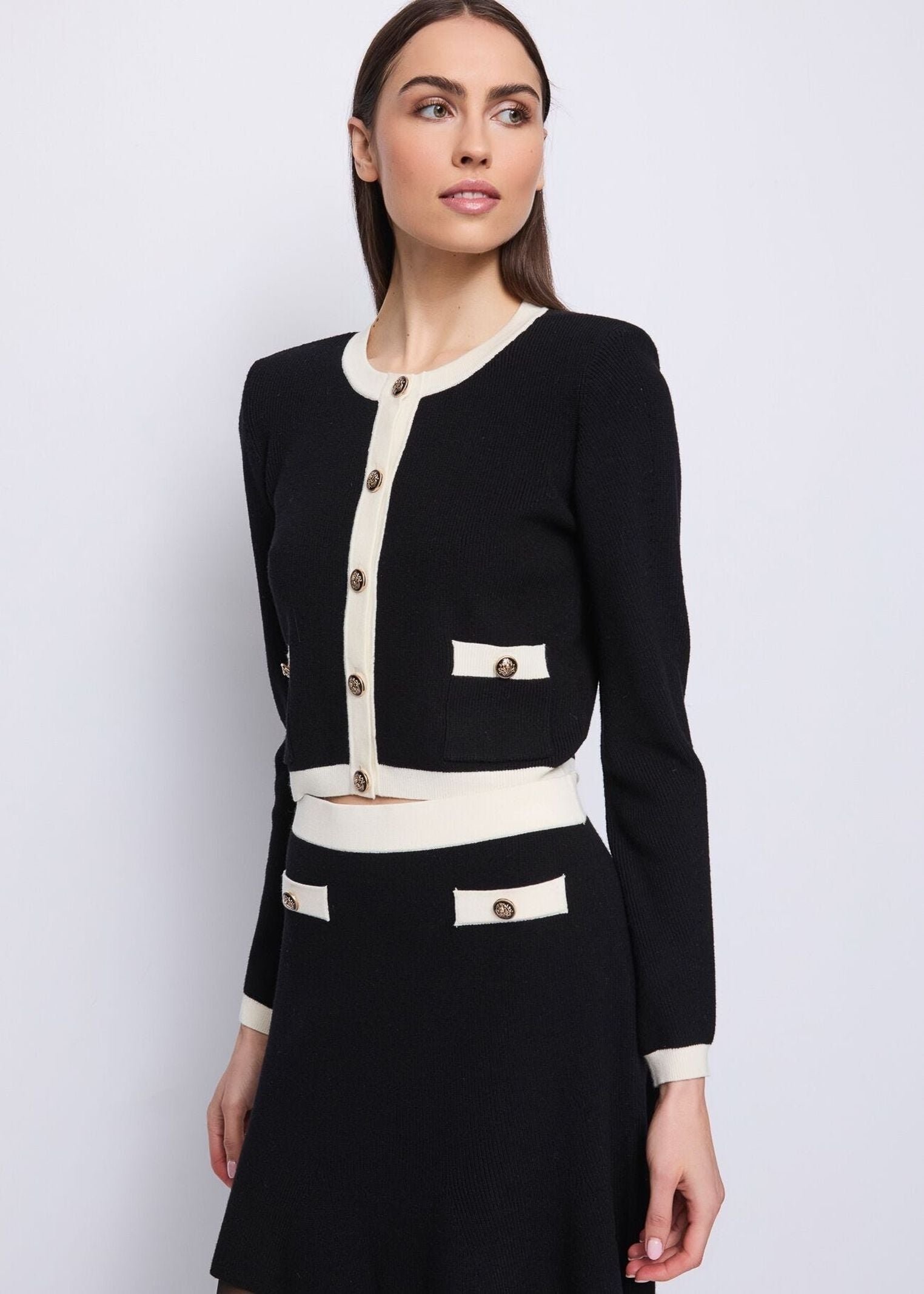Cardigan con bottoni gioiello 521FD53038 521017-02 GAUDI' 
