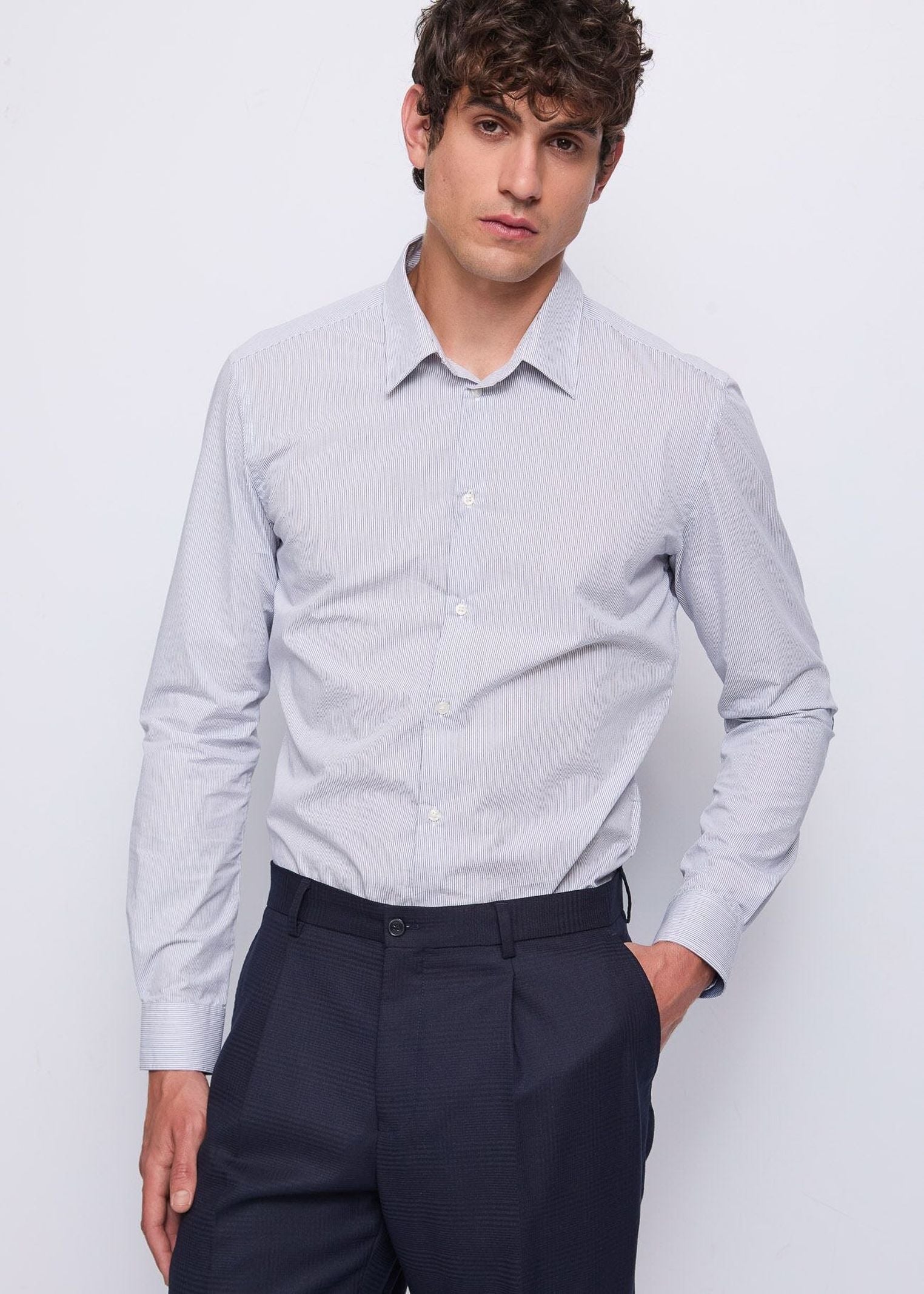 Camicia slim a righe - Gaudi 521GU45010 526065-01 GAUDI' 