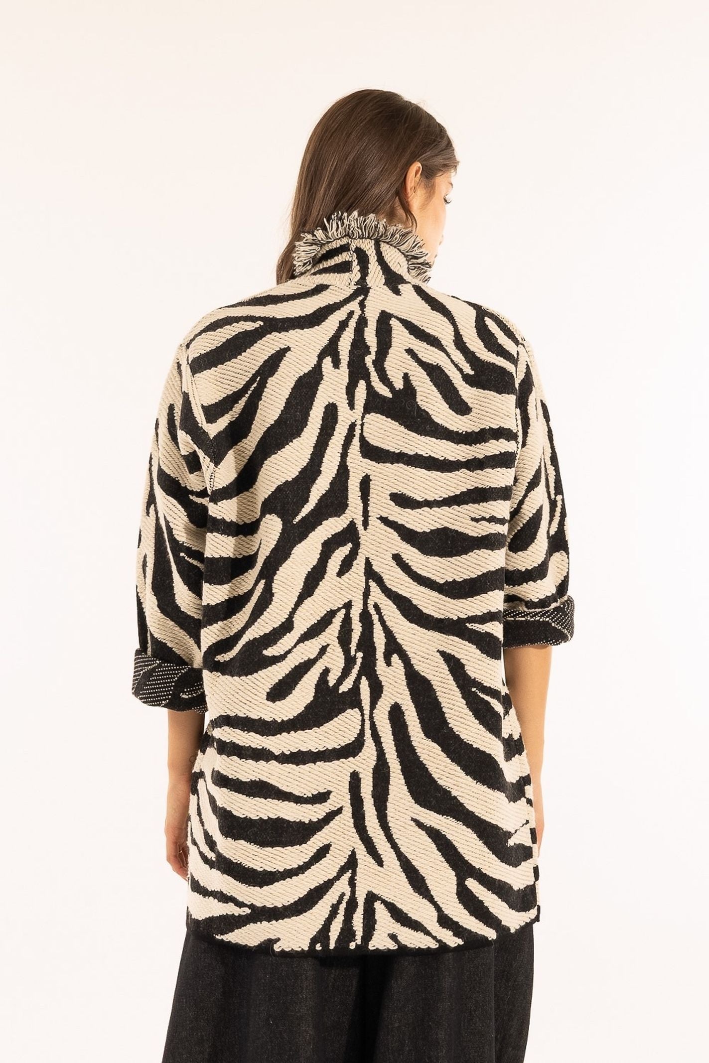 Cardigan giacca in lana - Kontatto 3M1033N1 496 KONTATTO 