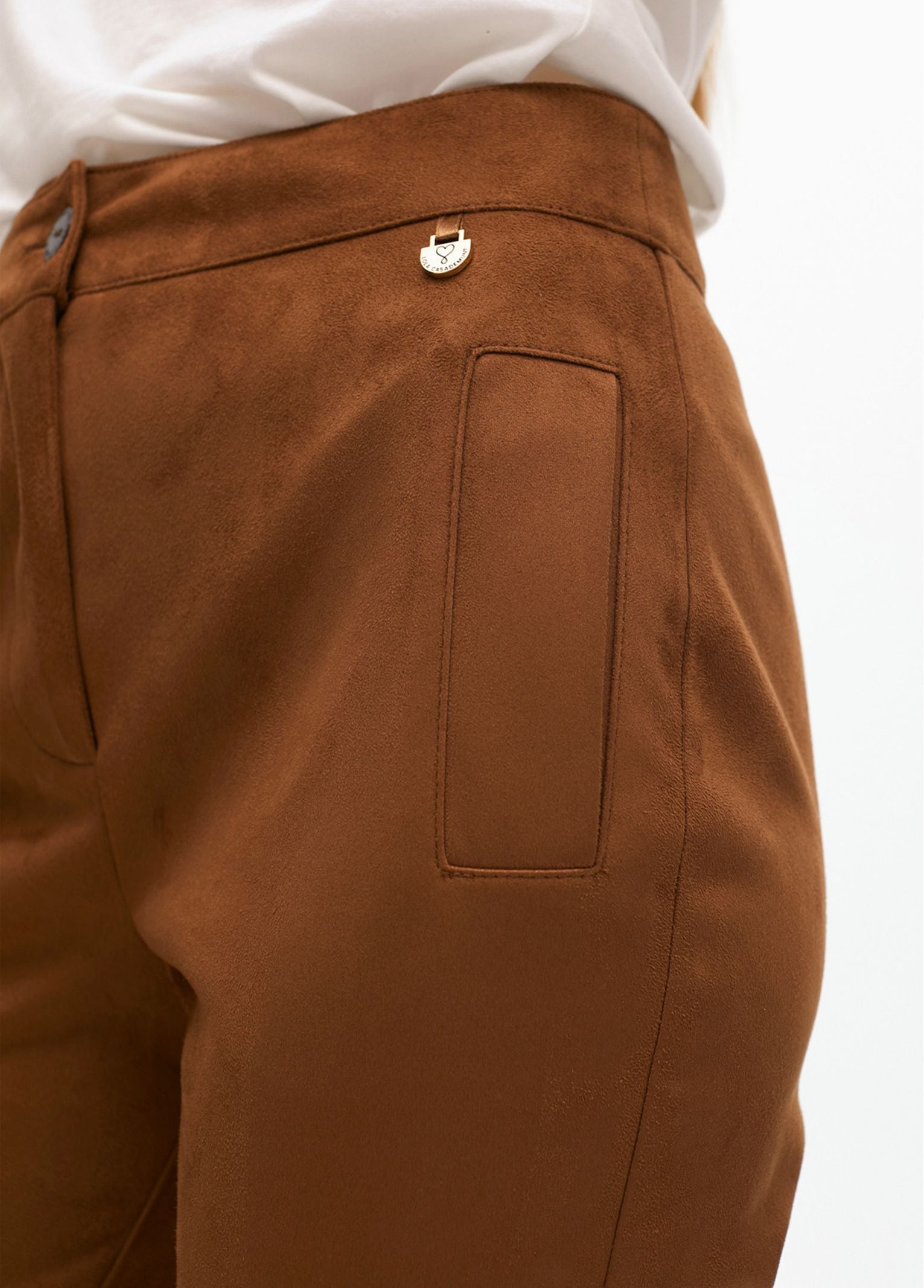 Pantalone in antelina LF2514004 052 LOLA 