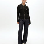Cardigan con cerniera LF2511007 00N LOLA 