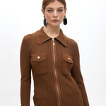 Cardigan con cerniera LF2511007 057 LOLA 