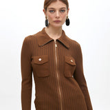 Cardigan con cerniera LF2511007 057 LOLA 