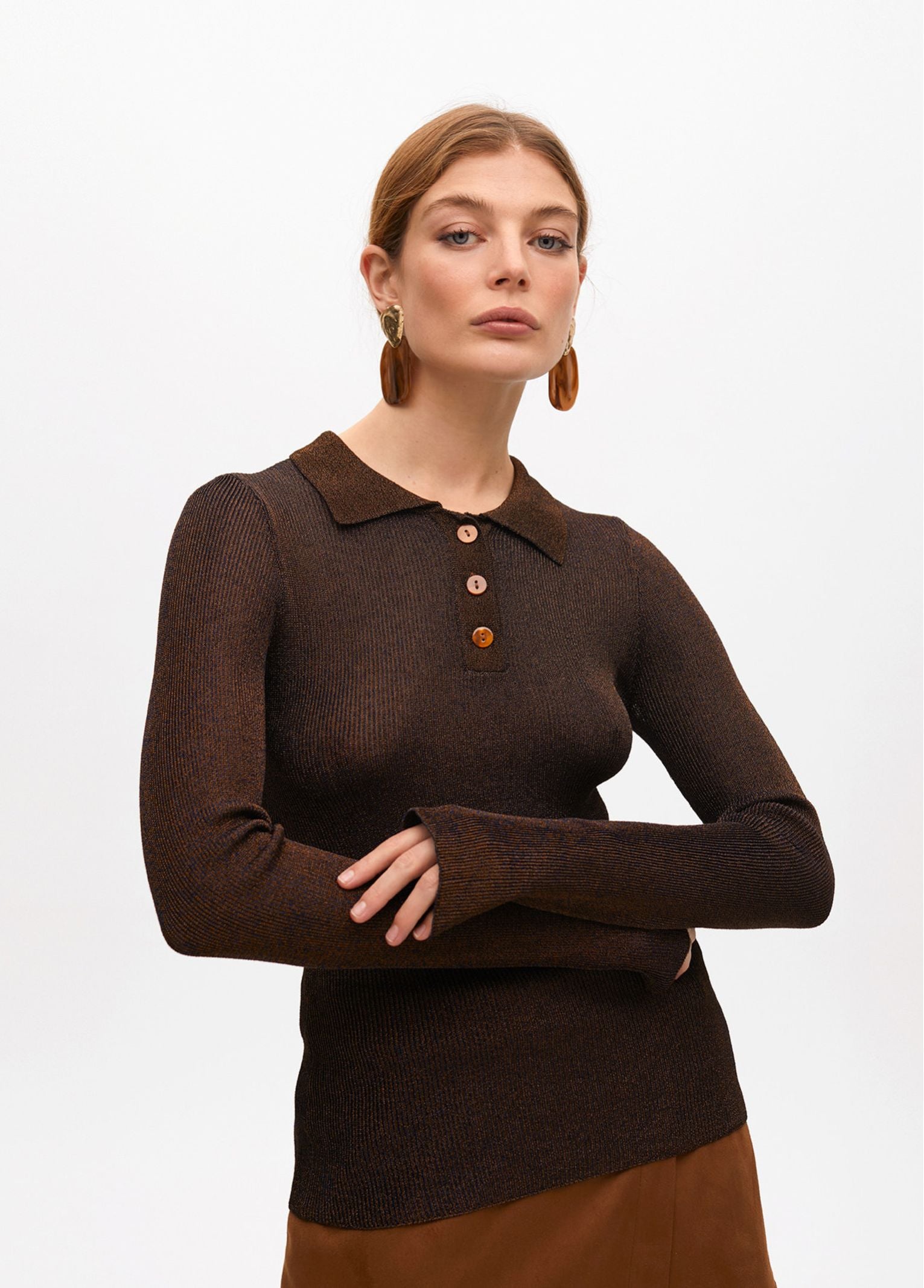 Maglia lurex brillante LF2511014 057 LOLA 