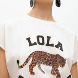 T-shirt tigre LF2515001 00B LOLA 