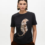 T-shirt con paillettes LF2515027 00N LOLA 