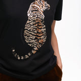 T-shirt con paillettes LF2515027 00N LOLA 