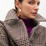 Cappotto a quadri MF2501002 25N MAITE 