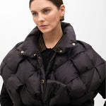 Gilet trapuntato con cintura MF2501006 00N MAITE 