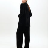 Giacca in velluto con fiore MF2502009 00N MAITE 
