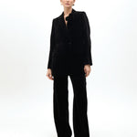 Giacca in velluto con fiore MF2502009 00N MAITE 