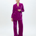 Giacca in velluto con fiore MF2502009 022 MAITE 