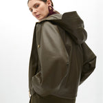 Bomber effetto pelle MF2502019 060 MAITE 