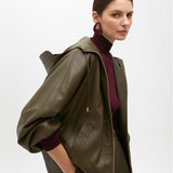 Bomber effetto pelle MF2502019 060 MAITE 