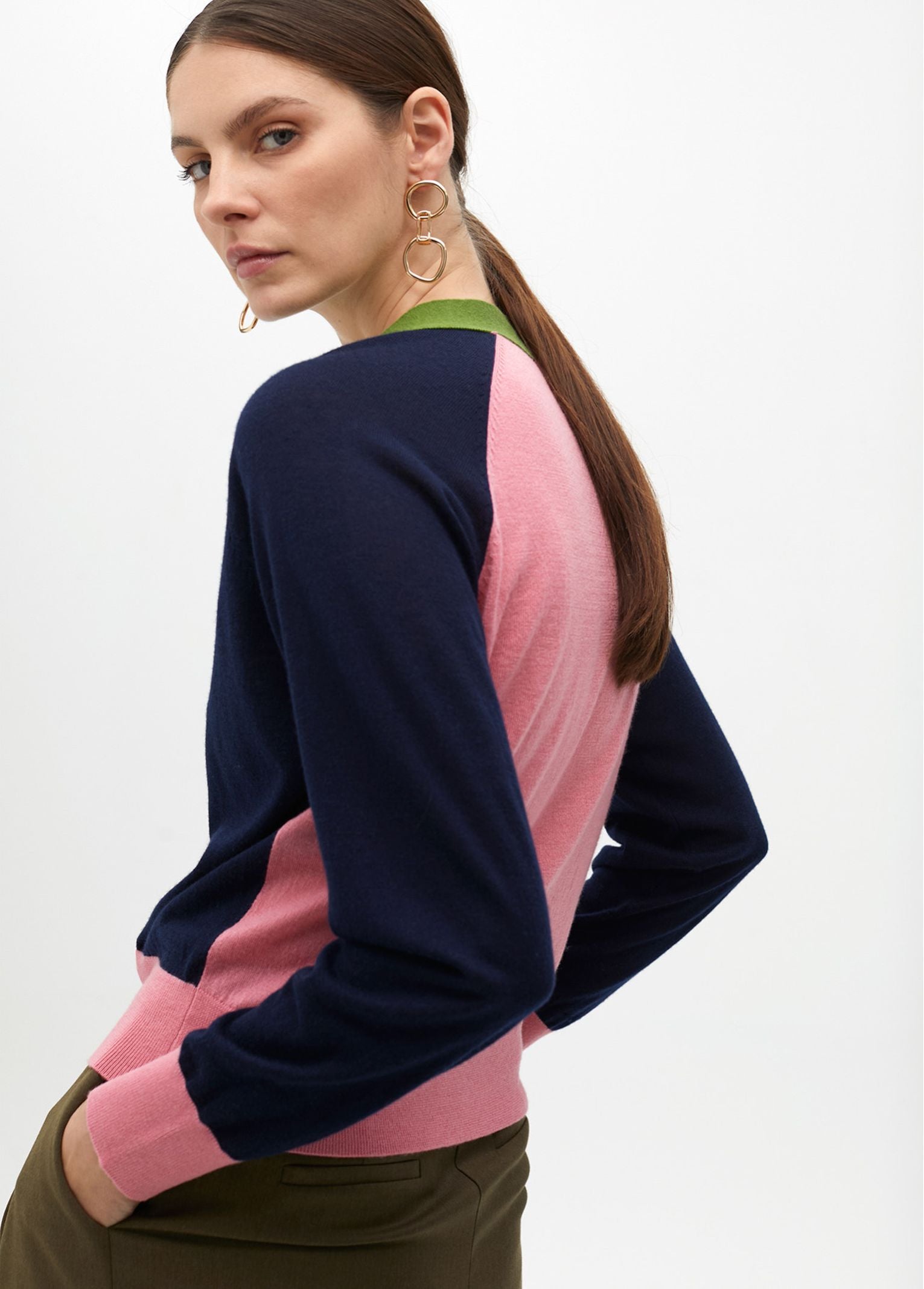 Cardigan tricolore MF2511008 272 MAITE 