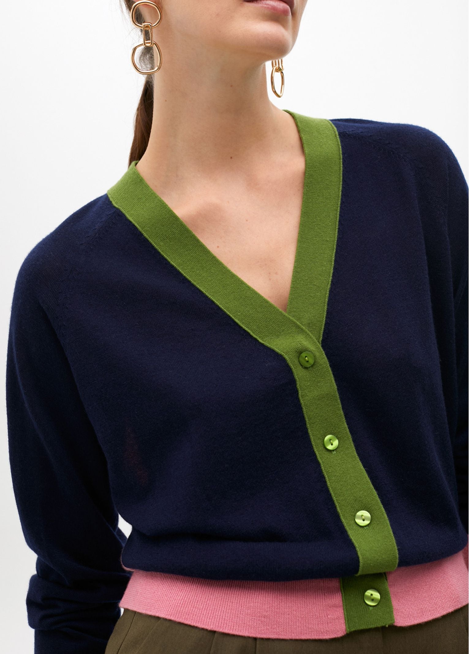 Cardigan tricolore MF2511008 272 MAITE 