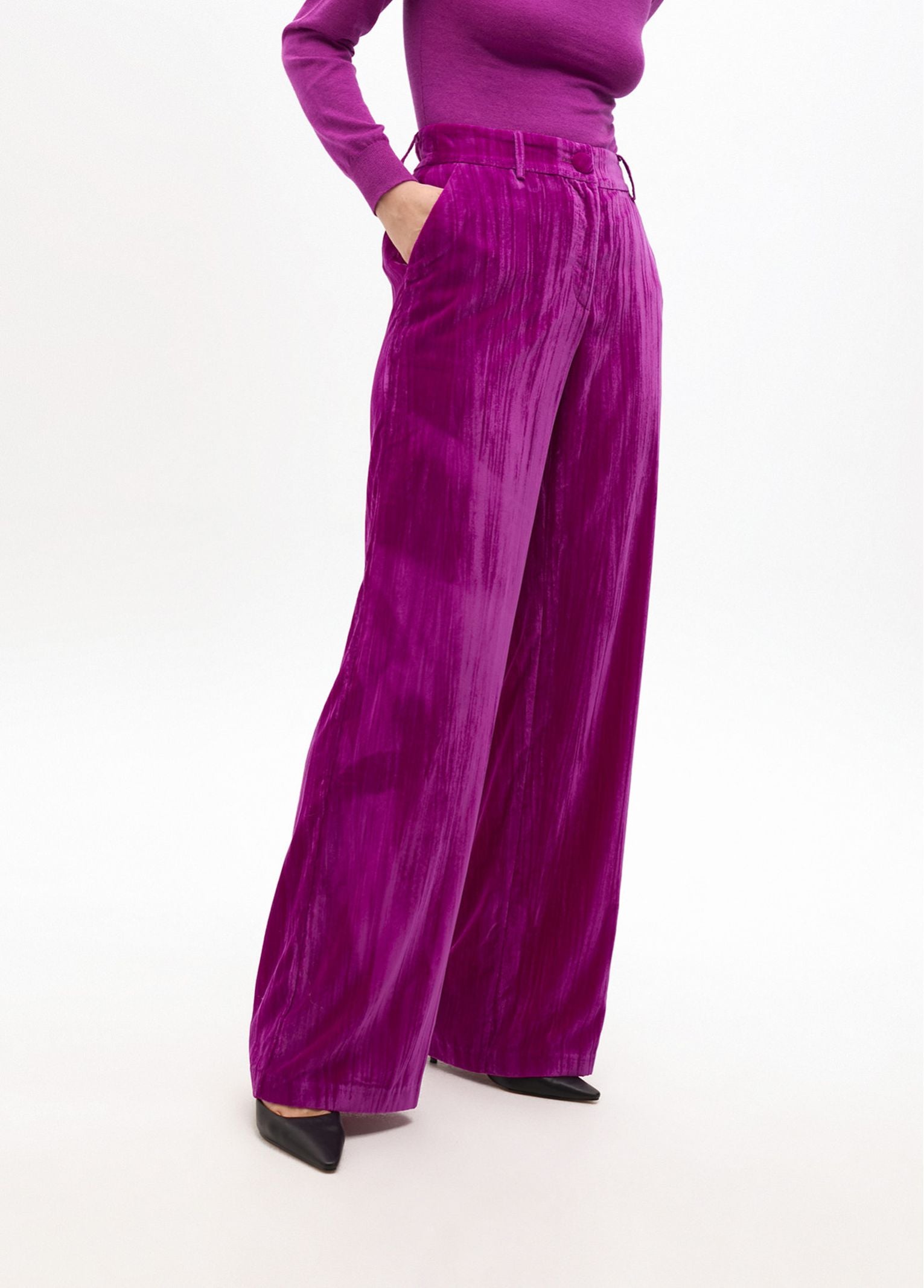 Pantaloni di velluto MF2514004 022 MAITE 