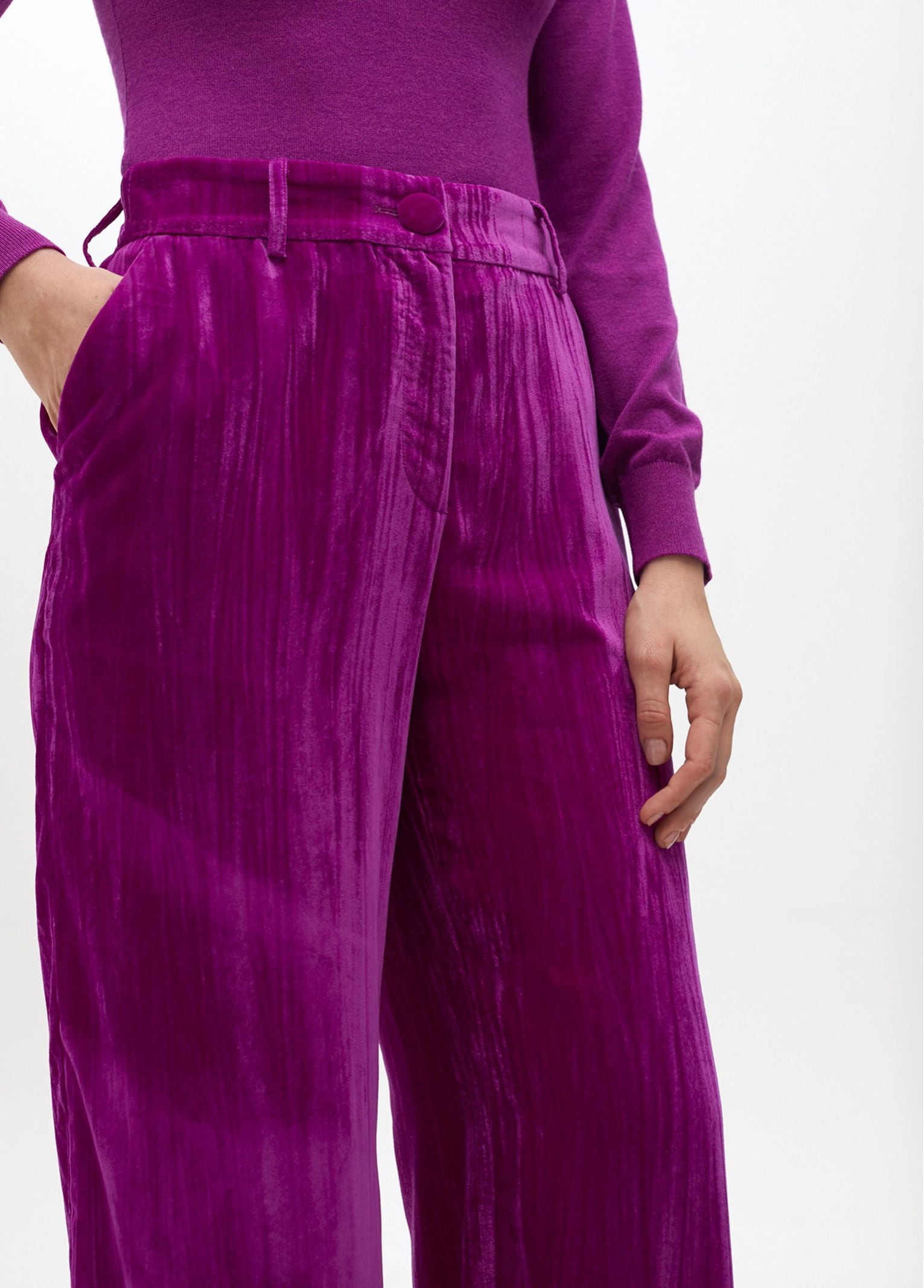 Pantaloni di velluto MF2514004 022 MAITE 