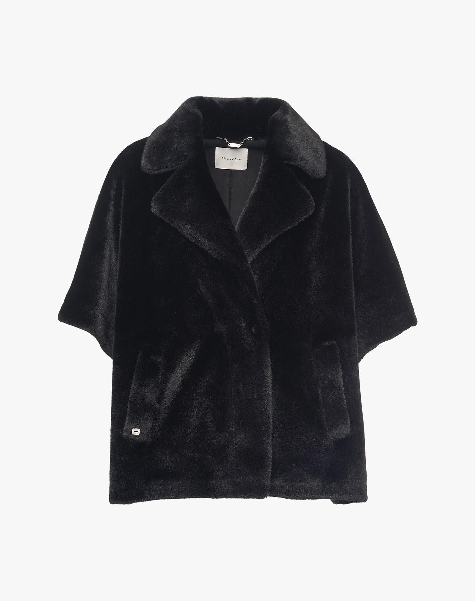 Pelliccia maniche ampie E175PU MA001 MANILA GRACE 