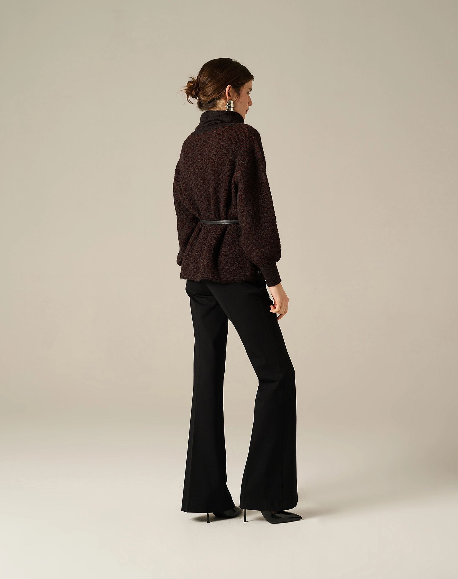 Pantalone flare P104VU MA001 MANILA GRACE 