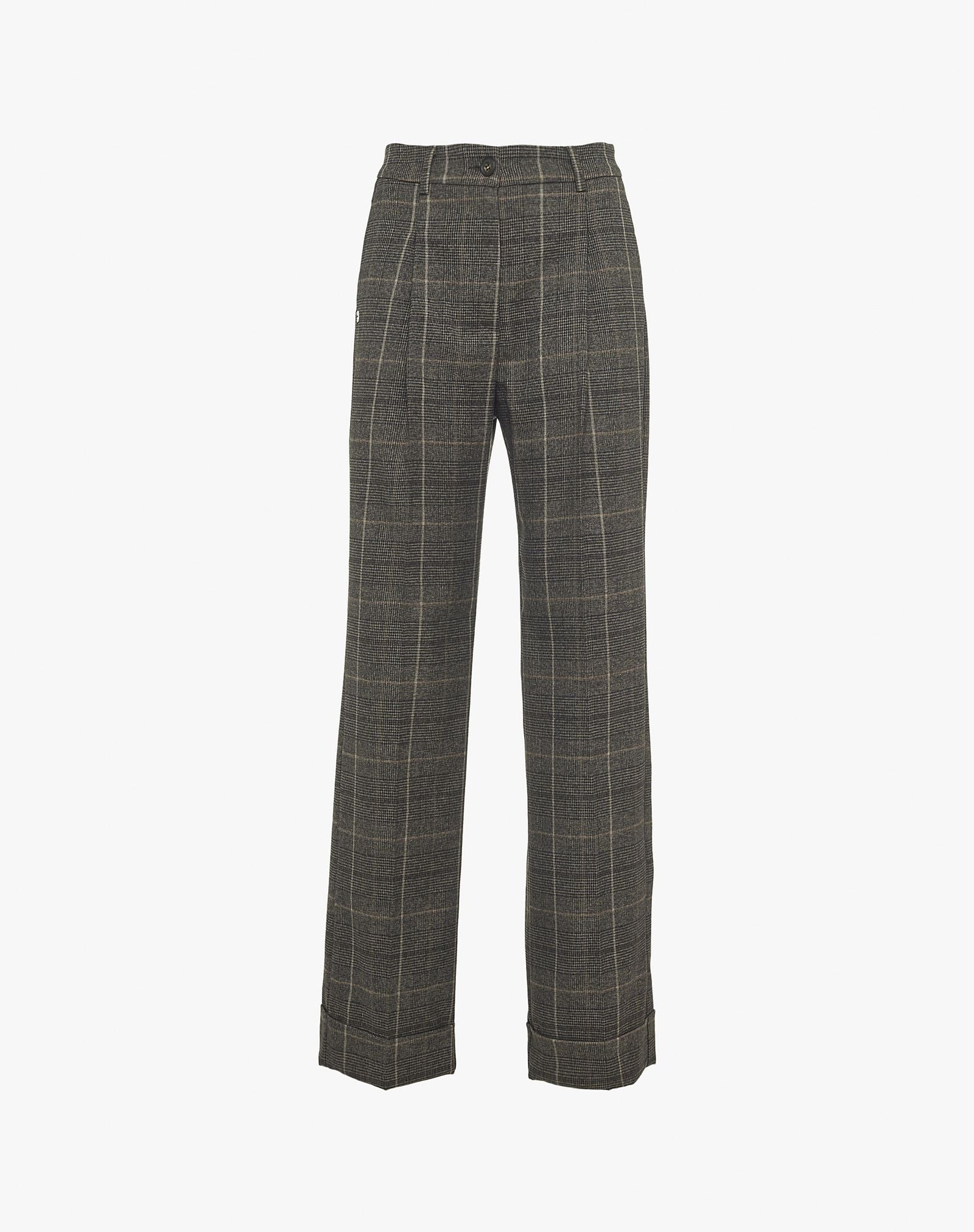Pantalone motivo check P141PQ MG603 MANILA GRACE 