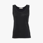 Canotta con micro paillettes Y234CU MA001 MANILA GRACE 