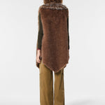 Gilet in ecovolpe piuma 40BBPIUMA 0605 NENETTE 