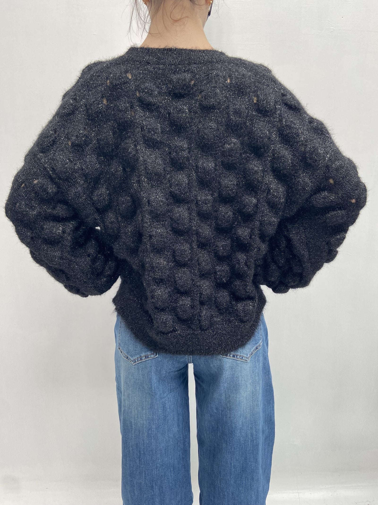 Maglia lavorazione traforata - Ofelia 153 NERO OFELIA 