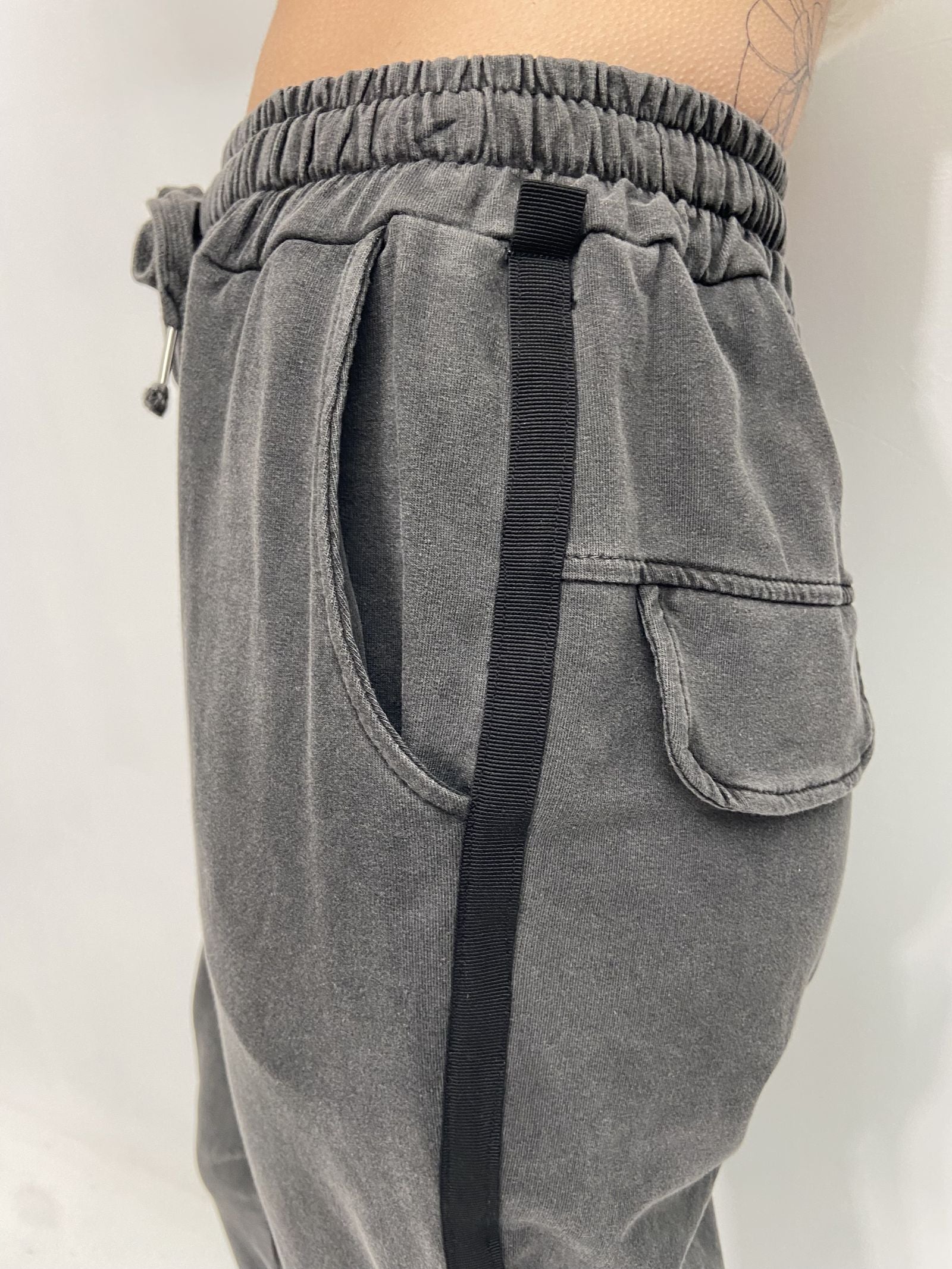 Pantalone con banda laterale - Ofelia 2558 ANTRACITE OFELIA 