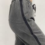 Pantalone con banda laterale - Ofelia 2558 ANTRACITE OFELIA 