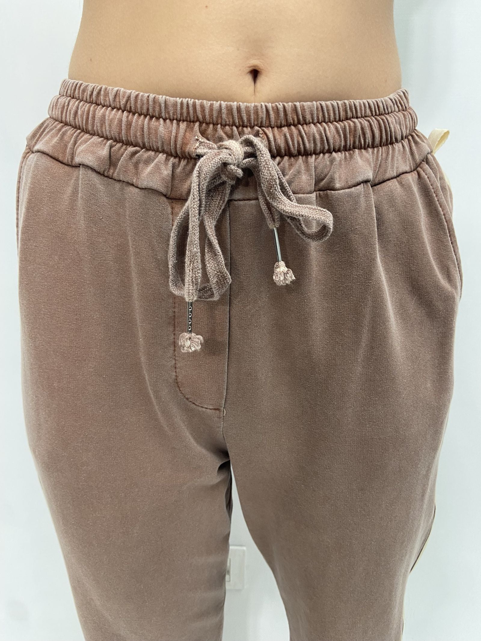 Pantalone con banda laterale - Ofelia 2558 CIOCCOLATO OFELIA 