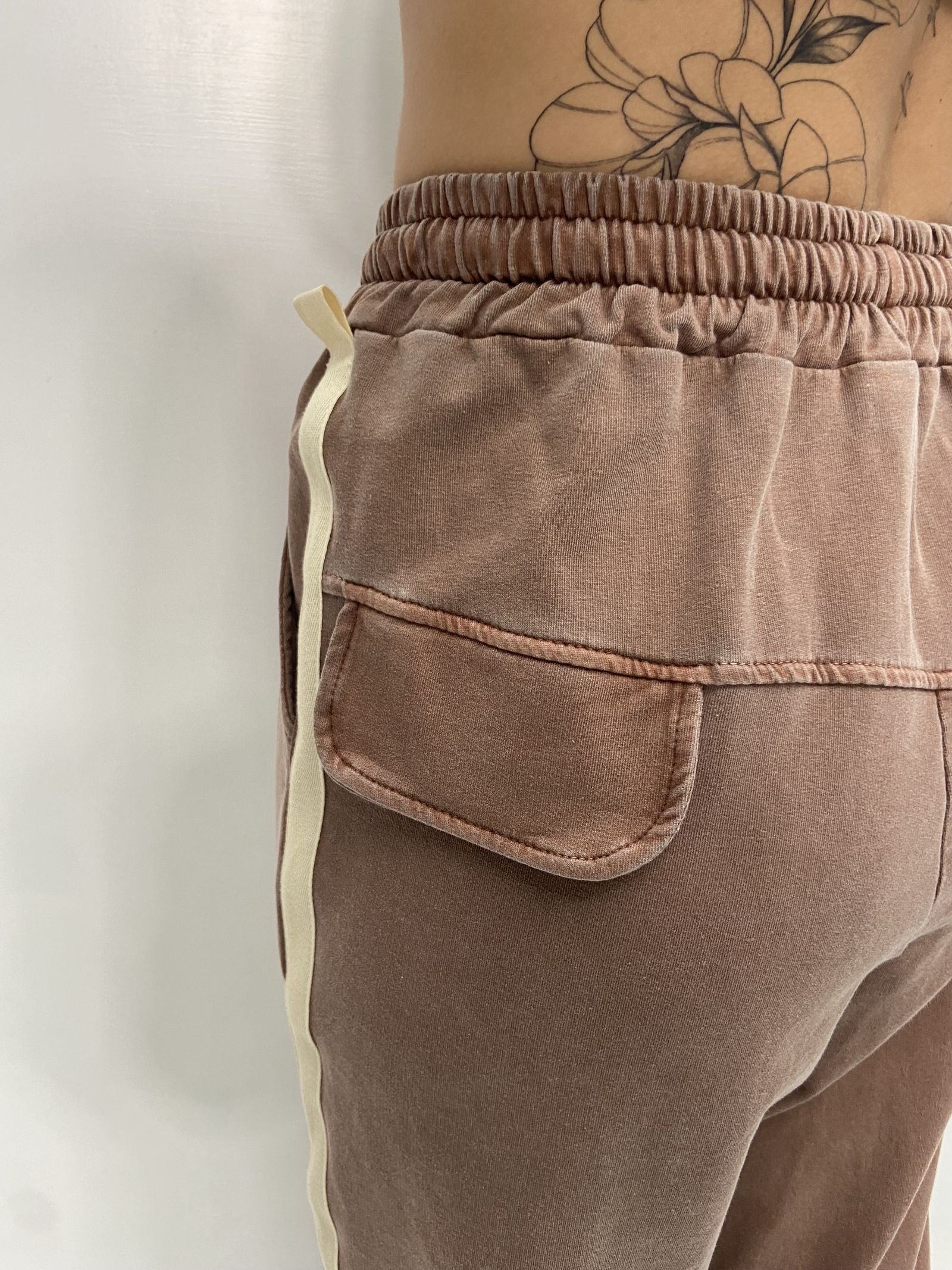 Pantalone con banda laterale - Ofelia 2558 CIOCCOLATO OFELIA 