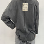 T-shirt scollo a V - Ofelia 2831 ANTRACITE OFELIA 