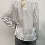 T-shirt scollo a V - Ofelia 2831 BIANCO OFELIA 