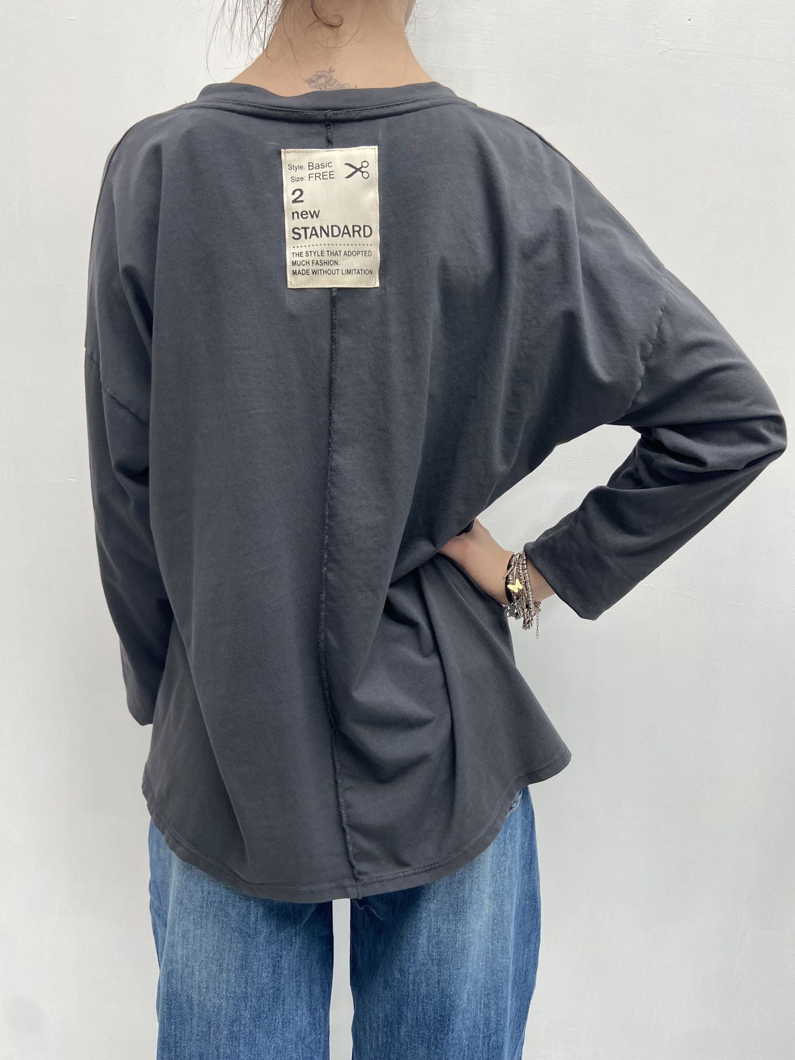 T-shirt stampa Los Angeles - Ofelia 2831LOSANGELES ANTRACITE OFELIA 