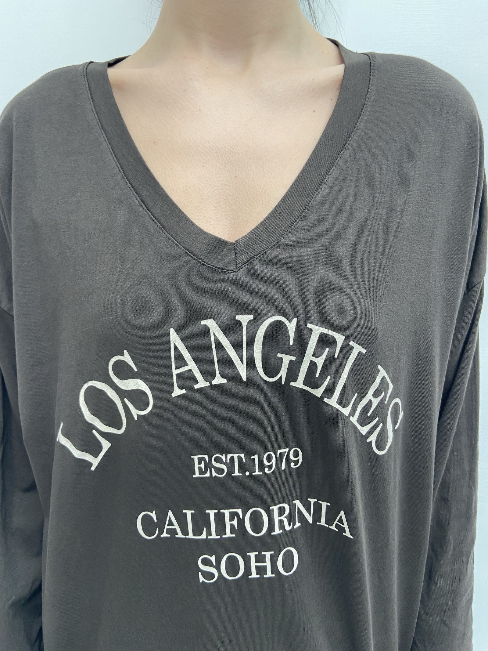 T-shirt stampa Los Angeles - Ofelia 2831LOSANGELES MORO OFELIA 