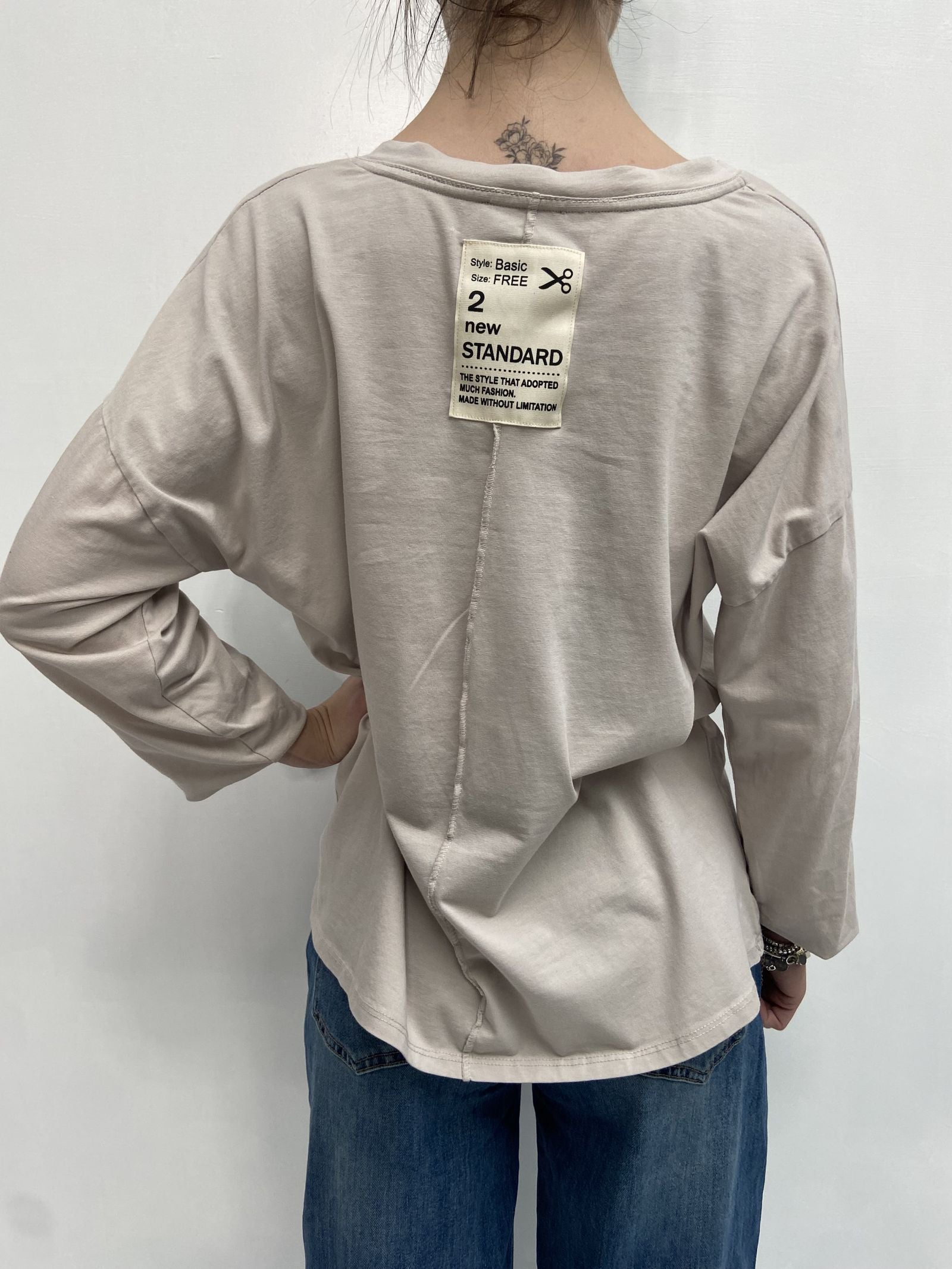 T-shirt stampa Los Angeles - Ofelia 2831LOSANGELES TORTORA OFELIA 