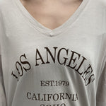 T-shirt stampa Los Angeles - Ofelia 2831LOSANGELES TORTORA OFELIA 