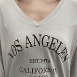 T-shirt stampa Los Angeles - Ofelia 2831LOSANGELES TORTORA OFELIA 