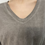 T-shirt scollo a V - Ofelia 2831 TORTORA OFELIA 