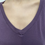 T-shirt scollo a V - Ofelia 2831 VIOLA OFELIA 