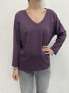 T-shirt scollo a V - Ofelia