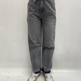Jeans mom fit con coulisse - Ofelia LAF264 GRIGIO OFELIA 