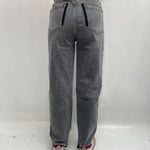 Jeans mom fit con coulisse - Ofelia LAF264 GRIGIO OFELIA 