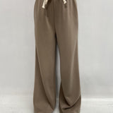 Pantalone gamba ampia Z6034 BEIGE OFELIA 